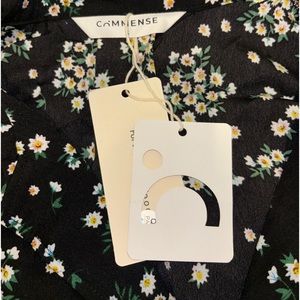 Commence collared top. NWT.